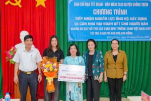 QUỸ GVF TRAO MÁI ẤM, GIEO YÊU THƯƠNG TẠI BẾN TRE